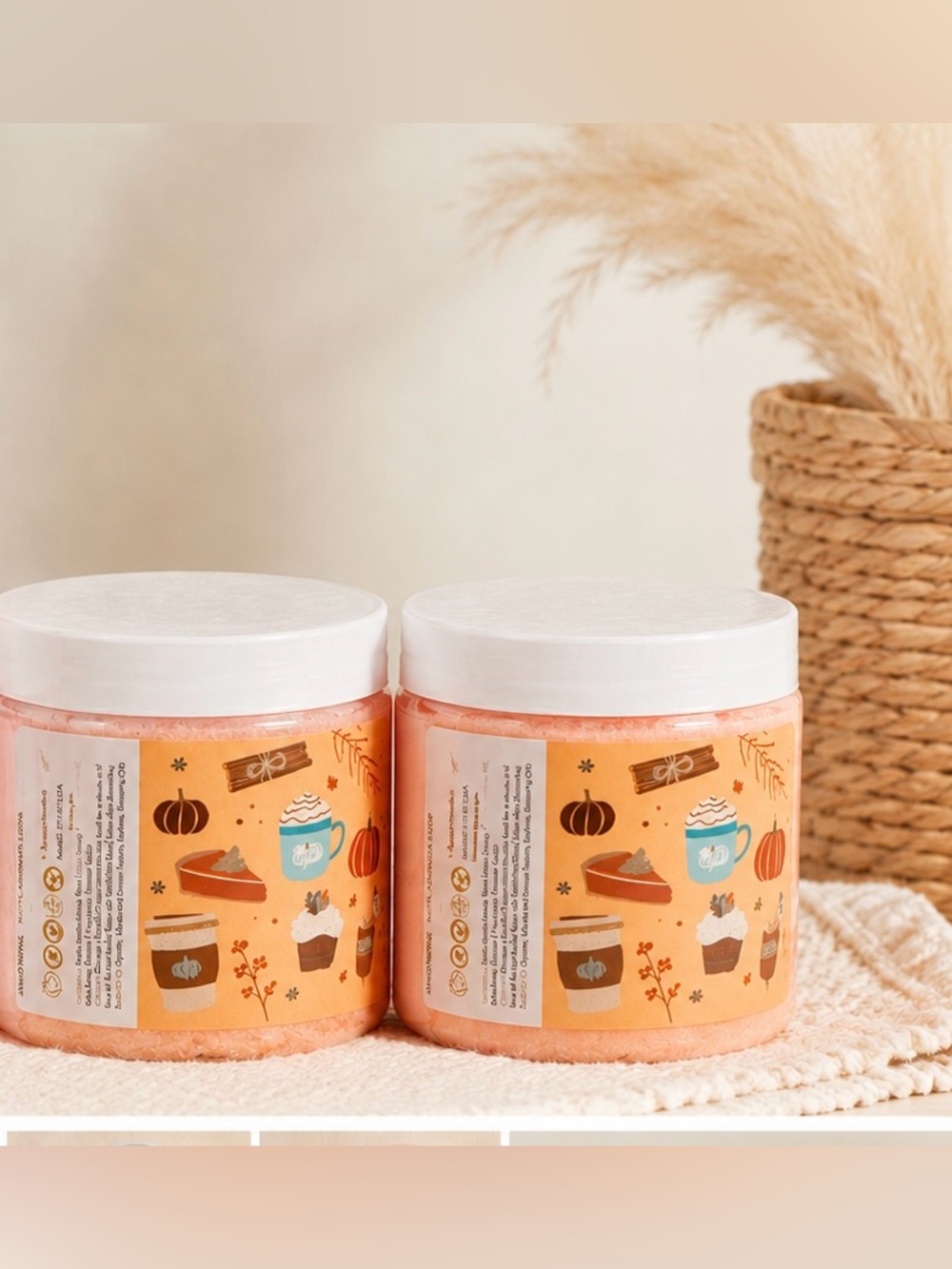 AMINNAH Pumpkin Spice Whipped Body Butter & Sugar Scrub - COMES WITH BOTH!! - Picture 2 of 6